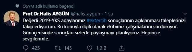 ÖSYM Başkanı Halis Aygün'den YKS ek tercih açıklaması! YKS ek tercih sonuçları ne zaman açıklanacak?