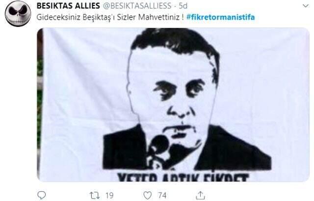 Beşiktaş taraftarı isyan etti: Fikret Orman istifa