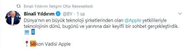 Binali Yıldırım'dan Apple ve Google çıkarması