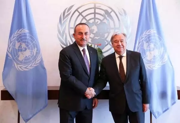Çavuşoğlu, guterres ile görüştü