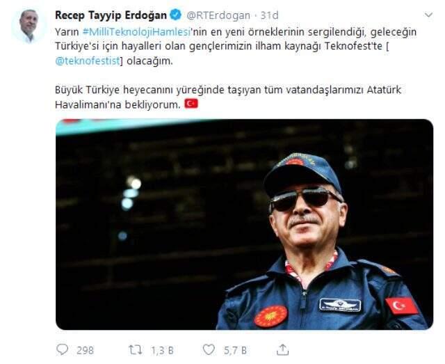 Cumhurbaşkanı Erdoğan'dan TEKNOFEST daveti: Tüm vatandaşlarımızı bekliyorum