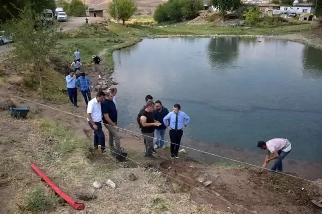 Erzen antik kenti ve balıklıgölde arkeolojik kazı çalışmaları sürüyor Erzen antik kenti ve balıklıgölde arkeolojik kazı çalışmaları sürüyor