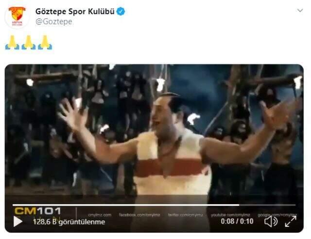 Göztepe'den Cem Yılmaz paylaşımı: Büyü bozuldu