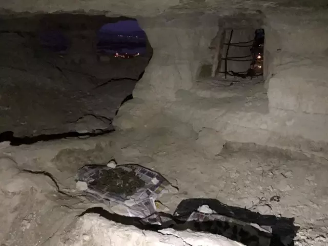 Gülşehir'de bir mağarada Hint keneviri ele geçirildi