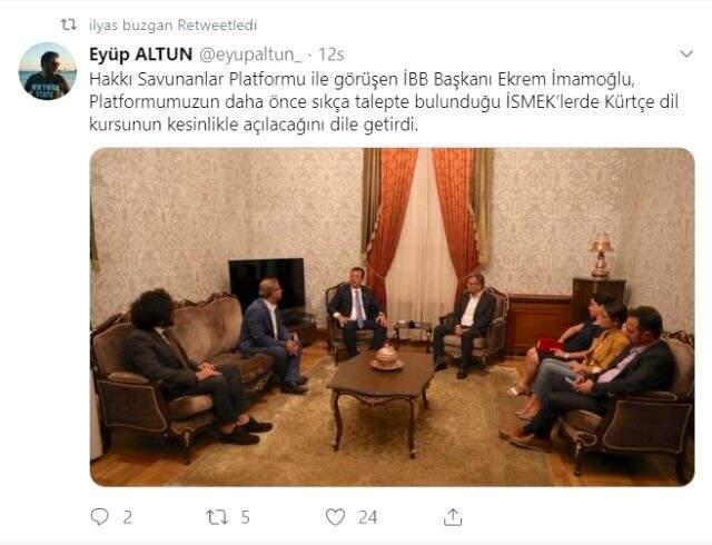 İmamoğlu söz verdi: İSMEK'te Kürtçe dil kursu açılacak
