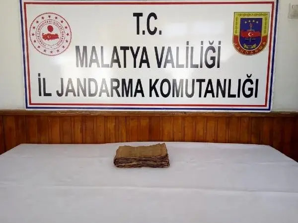 Malatya'da mısır dönemine ait el yazması ele geçirildi