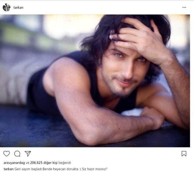 Megastar Tarkan'ın geri sayım paylaşımına Cem Yılmaz'ın yorumu damga vurdu