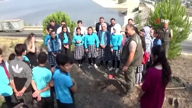 Sultan Abdülhamid Han'ın doğum gününde 177 fidan diktiler Sultan Abdülhamid Han'ın doğum gününde 177 fidan diktiler
