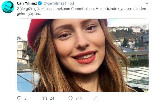 Ünlü isimler hayatını kaybeden Neslican Tay'ın acısını paylaştı