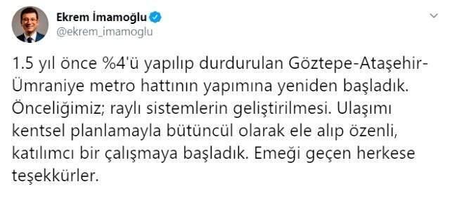 2 yıldır tamamlanamayan cadde, İmamoğlu'nun talimatıyla 1,5 ayda bitirildi