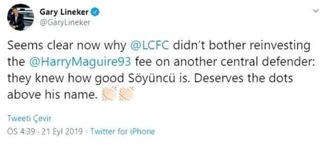 Çağlar Söyüncü İngiltere'yi salladı! Efsaneler mest oldu