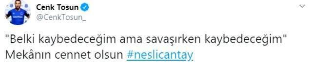 Futbol dünyası, Neslican Tay'ın ölümüne sessiz kalmadı