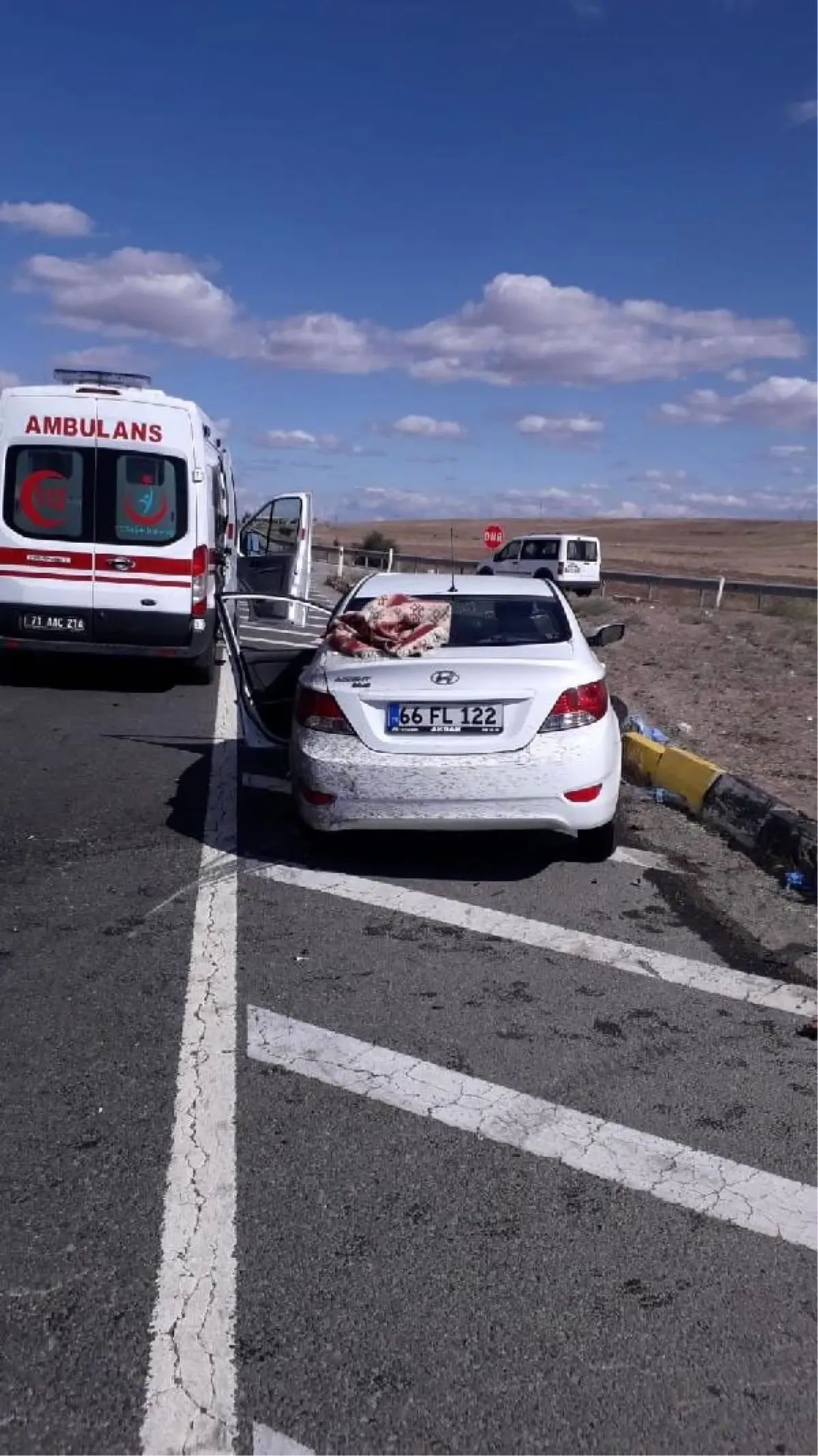 Kırıkkale'de iki otomobil çarpıştı: 7 yaralı