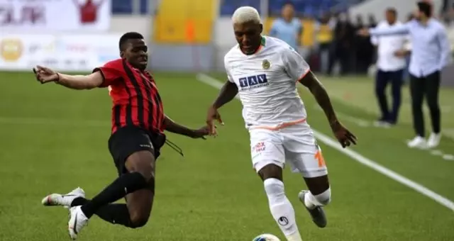 Alanyaspor, Gençlerbirliği ile 1-1 berabere kaldı!