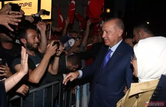 Cumhurbaşkanı Erdoğan coşkuyla karşılandı