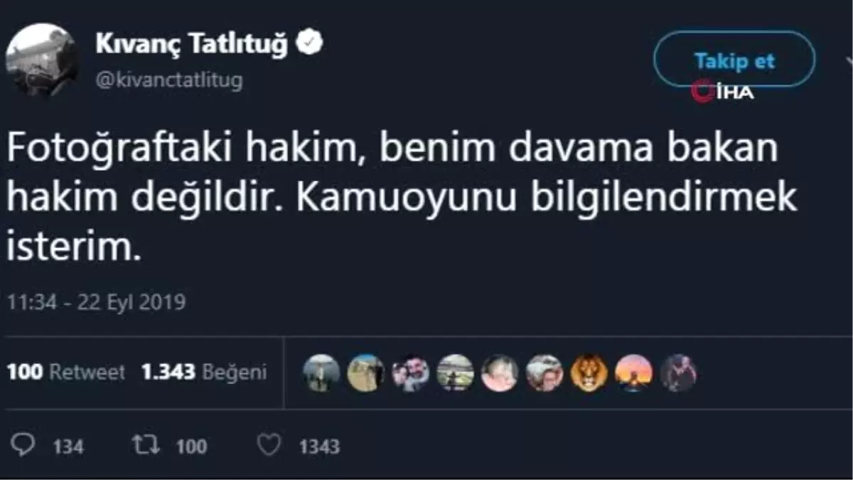 Kıvanç Tatlıtuğ ile fotoğraf çektiren kadın hakim hakkında inceleme başlatıldı
