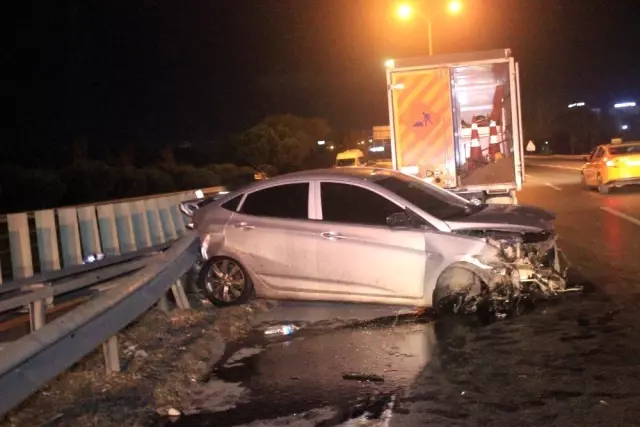 Makas atan alkollü sürücü trafik kazasına neden oldu