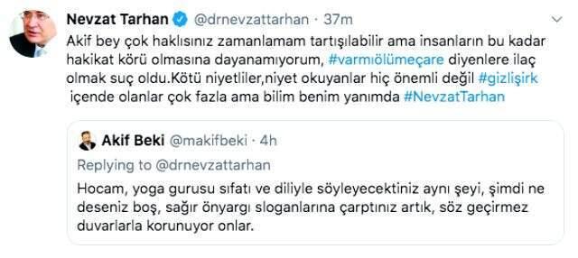 Neslican Tay paylaşımıyla tepki çeken Rektör Tarhan'dan o sözlerine açıklama geldi