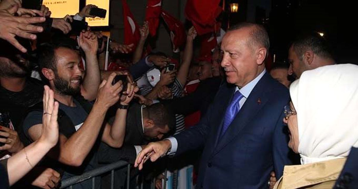 New York'a giden Cumhurbaşkanı Erdoğan, Türkler tarafından coşkuyla karşılandı