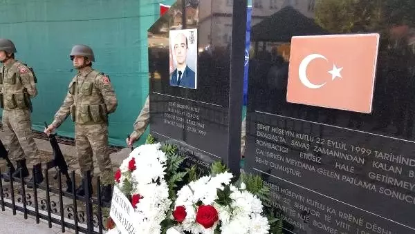 Şehit astsubay hüseyin kutlu, kosova'da anıldı
