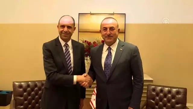 Dışişleri Bakanı Çavuşoğlu - KKTC Başbakan Yardımcısı Özersay görüşmesi - NEW Dışişleri Bakanı Çavuşoğlu - KKTC Başbakan Yardımcısı Özersay görüşmesi - NEW