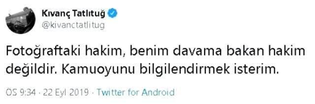 HSK'dan Kıvanç Tatlıtuğ'la fotoğraf çektiren hakimle ilgili açıklama geldi