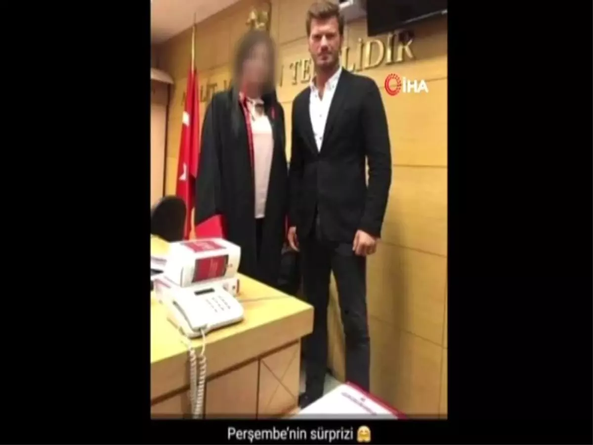 Kıvanç Tatlıtuğ ile fotoğraf çektiren kadın hakim mazeret iznine ayrıldı
