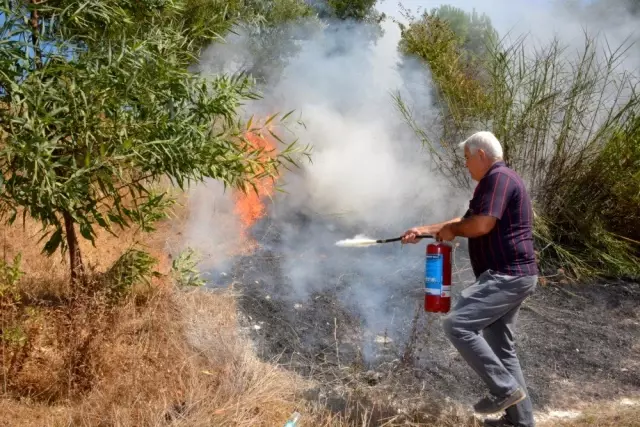 Manavgat'ta makilik alanda çıkan yangın kontrol altına alındı