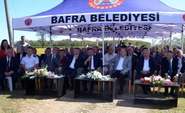 Protokol çeltik hasadında Protokol çeltik hasadında