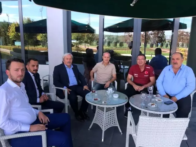 Başkan Şahin'den TFF Riva Tesislerine ziyaret Başkan Şahin'den TFF Riva Tesislerine ziyaret
