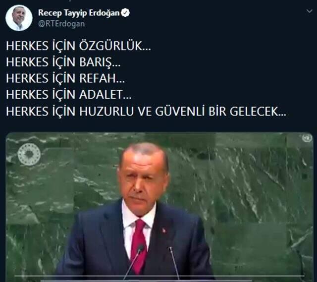 Erdoğan'ın BM tweetine Akşener'den yanıt: İnşallah dönüşte Türkiye'de bunu yasama geçirir