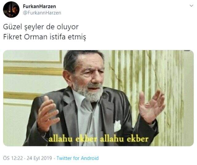 Fikret Orman'ın istifa kararı sonrasında sosyal medya yıkıldı