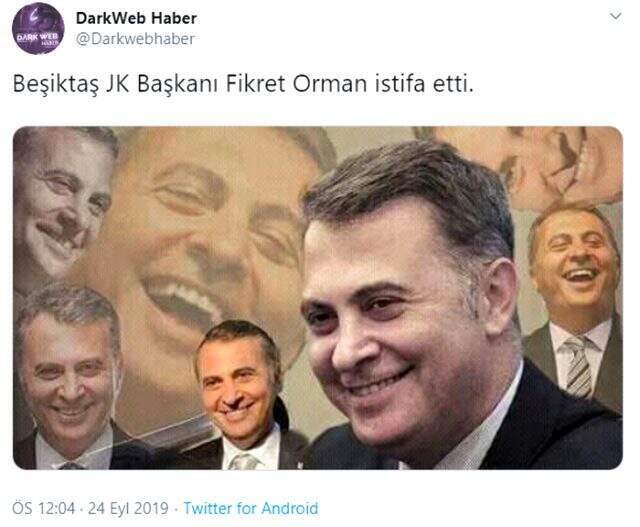 Fikret Orman'ın istifa kararı sonrasında sosyal medya yıkıldı