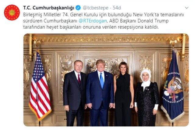 BM Genel Kurul Heyet Başkanları onuruna verilen yemekte Emine Erdoğan'ın broşu dikkat çekti