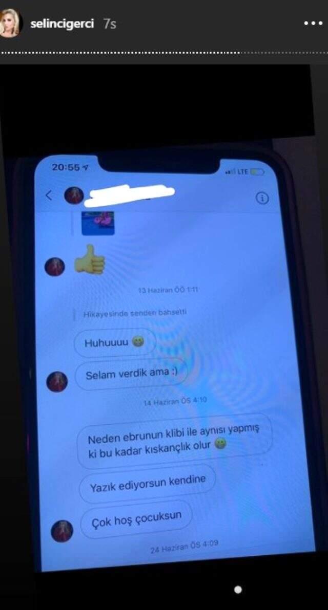 Şarkıcı Selin Ciğerci, nişanlısına ileti atan kadını ifşa ederek üstüne yürüdü