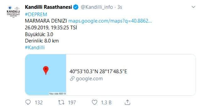 İstanbul'da depremler sürüyor: Peş peşe artçılar vatandaşı korkuttu