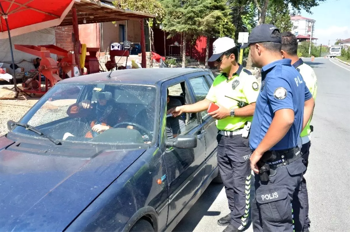 Elbistan'da 'dumansız araç' denetimi