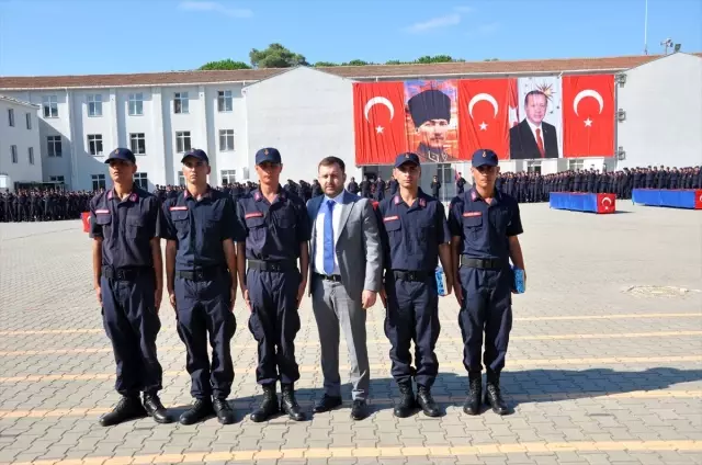 Ezine'de acemi erler yemin etti Ezine'de acemi erler yemin etti