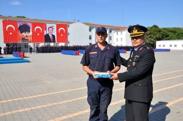Ezine'de acemi erler yemin etti Ezine'de acemi erler yemin etti