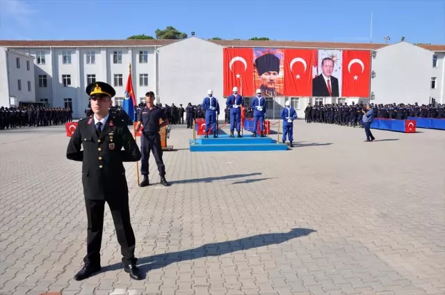 Ezine'de acemi erler yemin etti Ezine'de acemi erler yemin etti