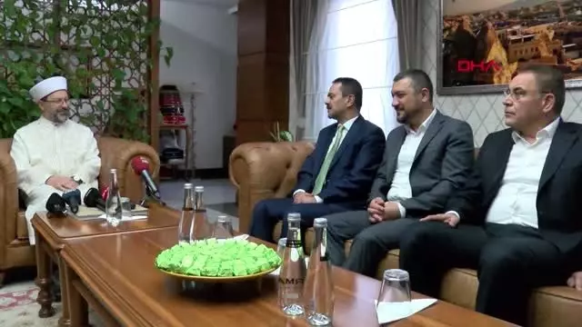 Nevşehir diyanet işleri başkanı erbaş: bu tür afetlerden rabbimiz bizleri muhafaza eder