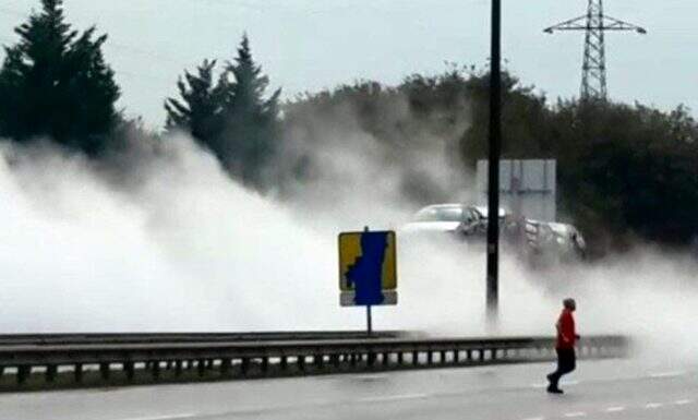 Oksijen deposundaki sızıntı vatandaşlara zor anlar yaşattı