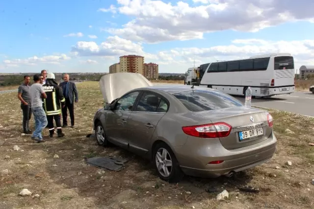 Otomobiller çarpıştı: 1 yaralı