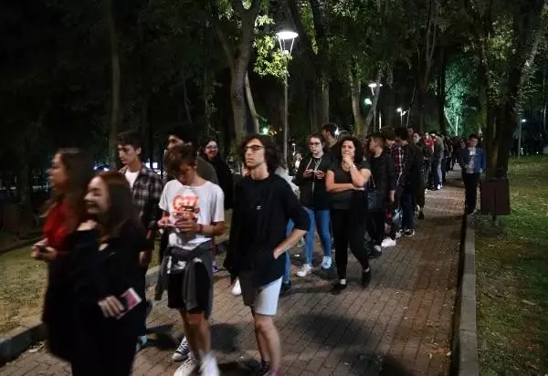 Bursa'da duman konseri