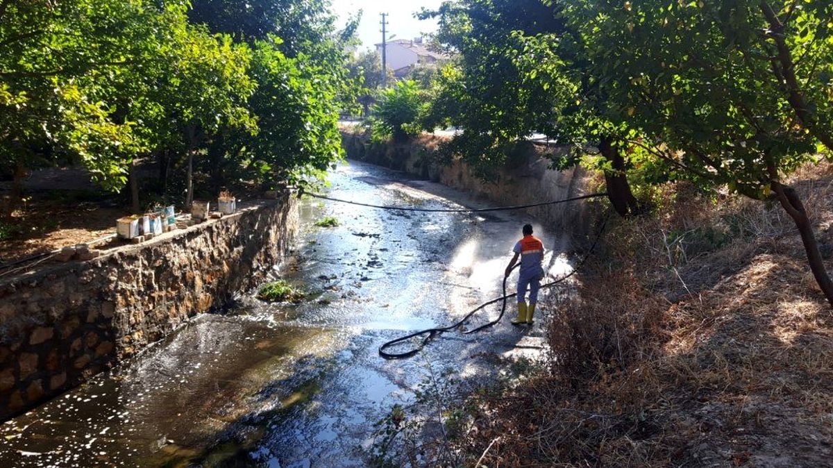 Dalakdere ekiplerce temizlendi