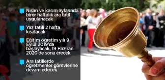 İlk ara tatil ne zaman, kaç gün kaldı? 2019-2020 eğitim öğretim takvimi