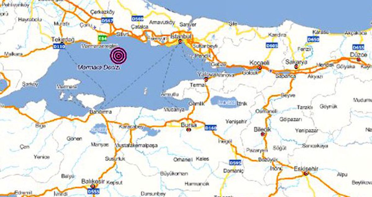 Marmara beşik gibi! İstanbul'da 3,0 şiddetinde deprem meydana geldi