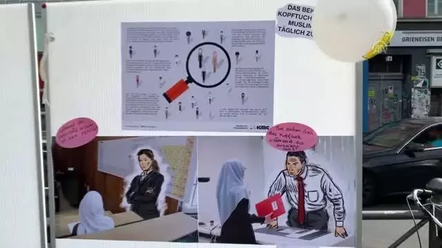 Müslüman kadınlara yönelik ayrımcılığa karşı sokak aksiyonu