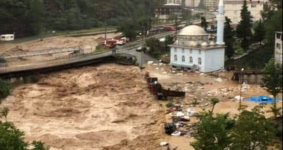 Artvin'de sel! Dereler taştı, yollar kapandı