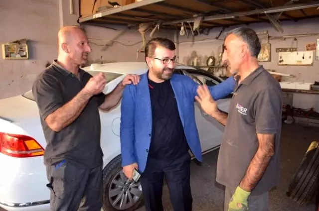 AK Parti Batman İl Başkanı Gür sanayi sitesi esnafını ziyaret etti AK Parti Batman İl Başkanı Gür sanayi sitesi esnafını ziyaret etti